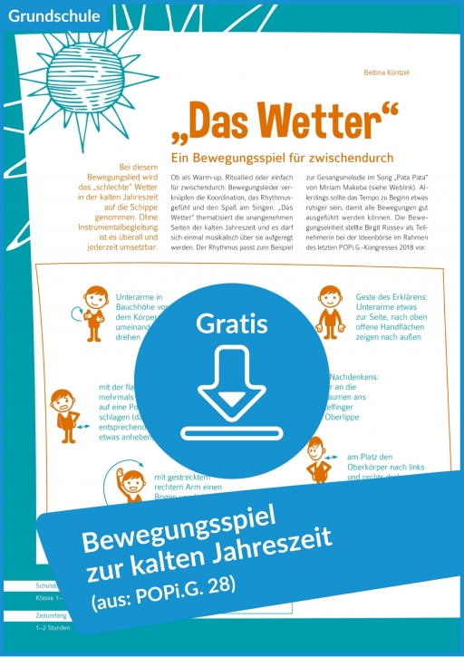 Gratis-Download: Bewegungsspiel für die Grundschule