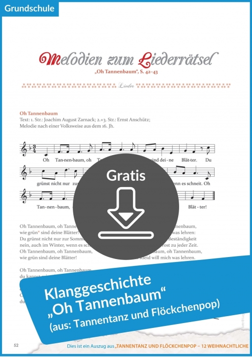 Gratis-Download: Klanggeschichte „Oh Tannenbaum“ für die Weihnachtszeit