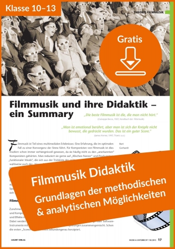 Gratis-Download: Filmmusik im Musikunterricht
