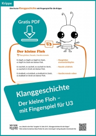 Klanggeschichte für die Krippe: Der kleine Floh – mit Fingerspiel (kostenloses PDF) Klanggeschichte für die Krippe: Der kleine Floh – mit Fingerspiel (kostenloses PDF)