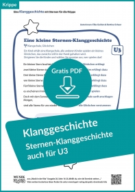 Für die Krippe: Klanggeschichte über Sterne – kurz und ganz einfach mit Glöckchen umzusetzen (kostenloses PDF zum Ausdrucken) Für die Krippe: Klanggeschichte über Sterne – kurz und ganz einfach mit Glöckchen umzusetzen (kostenloses PDF zum Ausdrucken)