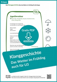 Kostenloses PDF (zum Ausdrucken): Klanggeschichte „Aprilwetter“ (U3) Kostenloses PDF (zum Ausdrucken): Klanggeschichte „Aprilwetter“ (U3)