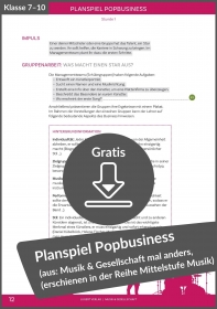 Gratis-Download: Kapitel „Planspiel Popbusiness“ aus „Musik & Gesellschaft mal anders“ Gratis-Download: Kapitel „Planspiel Popbusiness“ aus „Musik & Gesellschaft mal anders“