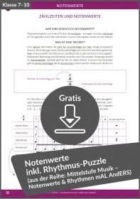 Gratis-Download: Kapitel „Einfache Rhythmen Lesen und Notieren“ aus „Notenwerte & Rhythmen mal anders“ Gratis-Download: Kapitel „Einfache Rhythmen Lesen und Notieren“ aus „Notenwerte & Rhythmen mal anders“