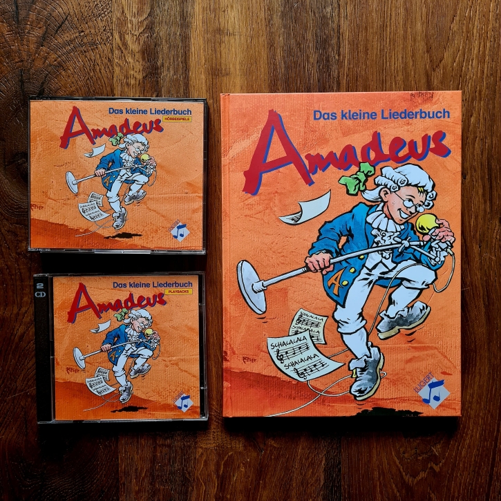 „Amadeus"-Paket „Das kleine Liederbuch“ (Buch, Original-CDs, Playback-CDs)