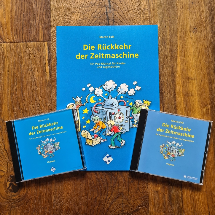 Die Rückkehr der Zeitmaschine (Heft, Original-CD, Playback-CD)