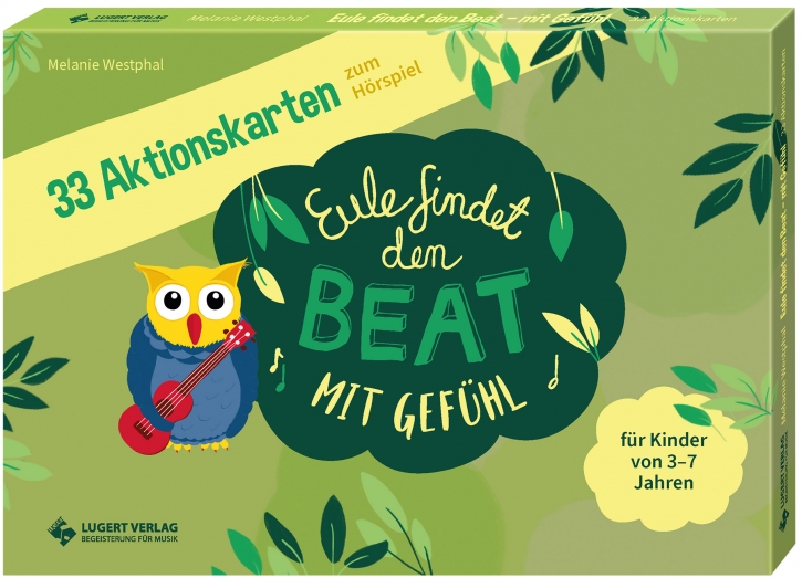 33 Aktionskarten zum Hörspiel „Eule findet den Beat – mit Gefühl“ für Kinder von 3–7 Jahren - Download (Für Kindergarten, Vorschule und erste Klasse)