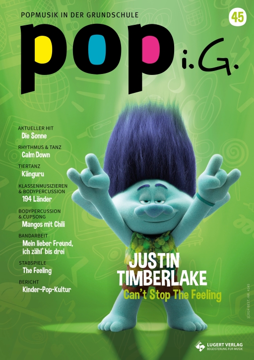 Popmusik in der Grundschule 45 Heft, CD und Download für Abonnenten