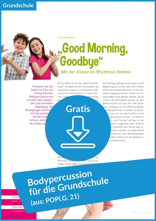 Gratis-Download: Bodypercussion für die Grundschule
