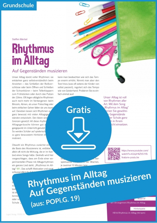 Gratis-Download: Rhythmus in der Grundschule