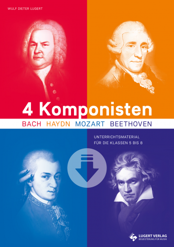 4 Komponisten: Bach - Haydn - Mozart - Beethoven (Download)