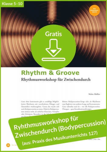 Gratis-Download: Rhythmusworkshop für Zwischendurch