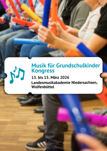 Kongress „Musik für Grundschulkinder“ 2026 –  Masterclass Rhythmus erleben