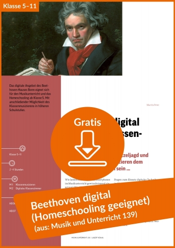 Gratis-Download: Beethoven digital (auch fürs Homeschooling geeignet)