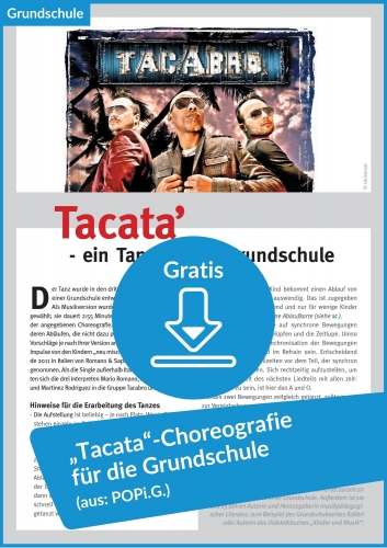 Gratis-Download: „Tacata“ - ein Tanz für die Grundschule