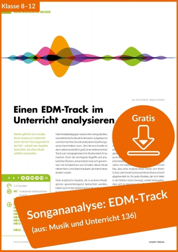 Gratis-Download: Song Analyse in der Schule