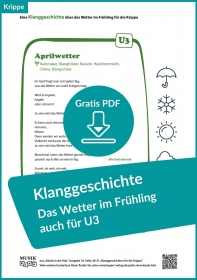Kostenloses PDF (zum Ausdrucken): Klanggeschichte „Aprilwetter“ (U3)