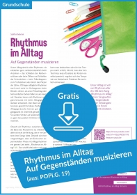 Gratis-Download: Rhythmus in der Grundschule